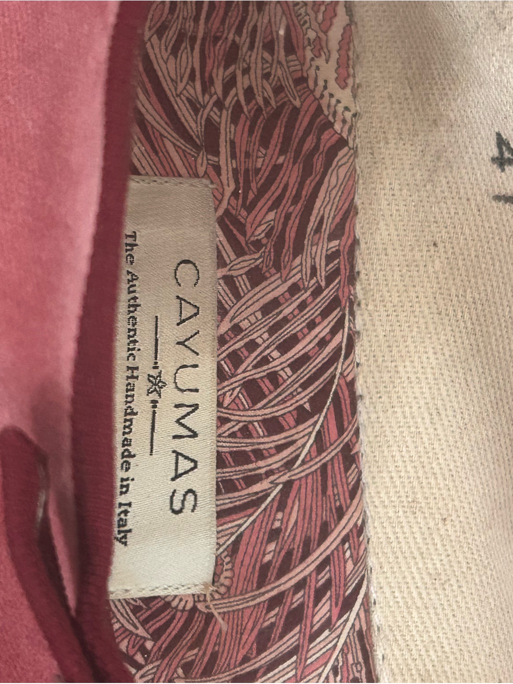 Cayumas Rose Pink Velvet Mary Jane Flats — image 3 of 5